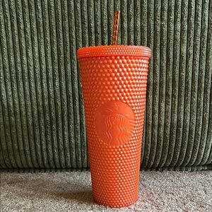 Starbucks Orange Studded Tumbler